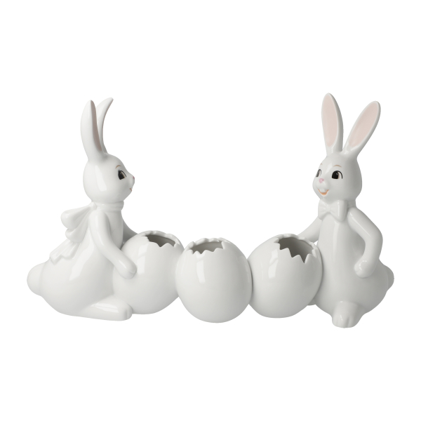 Goebel  Hasen mit Vase Snow White - Spring Feelings NEUHEIT 2025