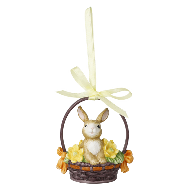 Goebel Jahresornament 2025 Häschen mit Winterlingen OSTERN Hase Hängeornament