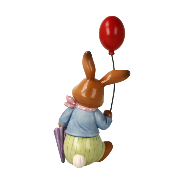 Goebel Hasenjunge Kleiner Gratulant NEUHEIT 2025 Porzellanhase mit Luftballon