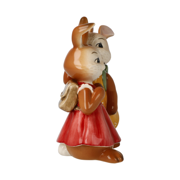 Goebel Figur Das Geiheimnis - Hasenschule - Hasenmächen Paar - NEUHEIT 2026 Ostern Porzellanhase
