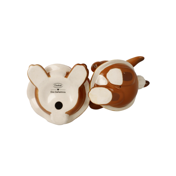 Goebel Figur Das Geiheimnis - Hasenschule - Hasenmächen Paar - NEUHEIT 2026 Ostern Porzellanhase