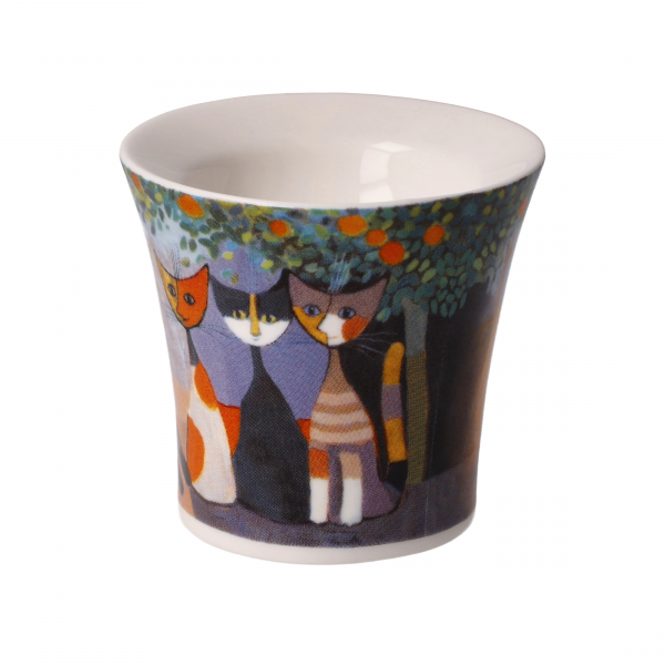 Goebel - Tempi felici - Rosina Wachtmeister Katzen - 2er Set Eierbecher Porzellan ANGEBOT
