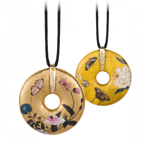 Goebel Kette Hongshou - Butterflies mit Swarovski® Kristall Halskette Amulett ANGEBOT