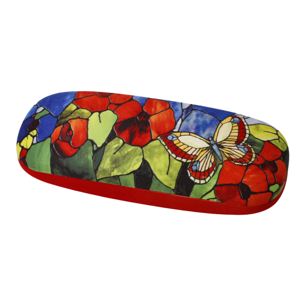 Goebel Brillenetui mit Brillenputztuch Artis Orbis - Schmetterlinge - Louis Comfort Tiffany