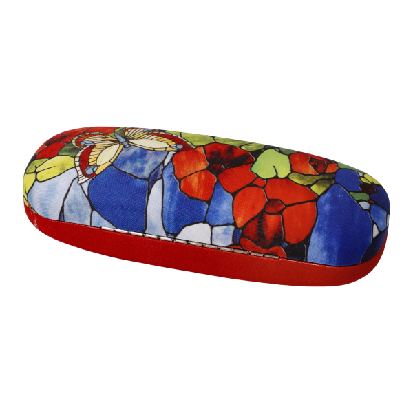 Goebel Brillenetui mit Brillenputztuch Artis Orbis - Schmetterlinge - Louis Comfort Tiffany