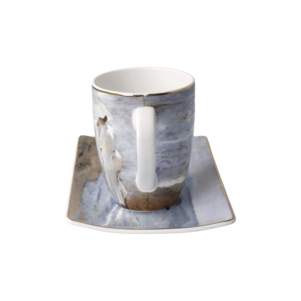 Goebel Joaquin Sorolla - " Zeit für ein Bad " NEUHEIT 2021 Kaffeetasse Teetasse Tasse mit Untertasse Porzellan