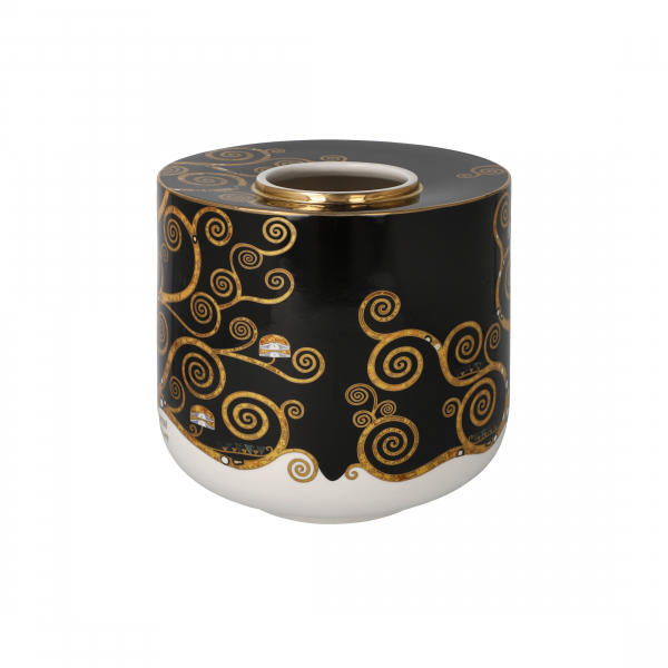 Goebel Der Lebensbaum Vase 16 cm Gustav Klimt Künstler Motiv Porzellanvase NEUHEIT 2024 Blumenvase