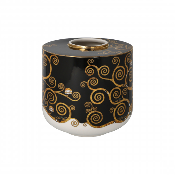 Goebel Der Lebensbaum Vase 16 cm Gustav Klimt Künstler Motiv Porzellanvase NEUHEIT 2024 Blumenvase