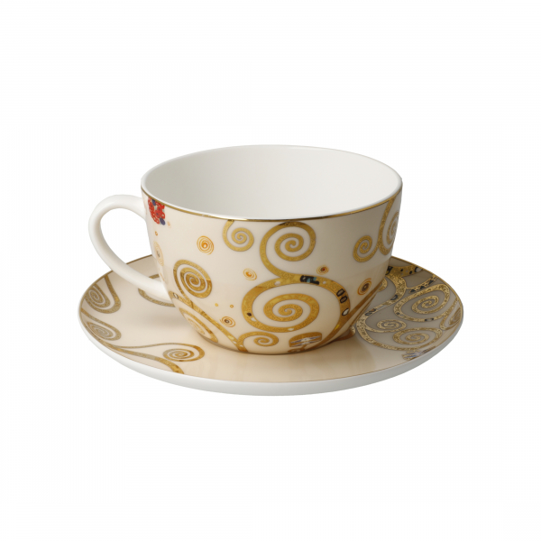 Goebel Der Kuss Gustav Klimt Künstler Jumbotasse Tasse Teetasse Cappuccinotasse NEUHEIT 2024 Porzellan