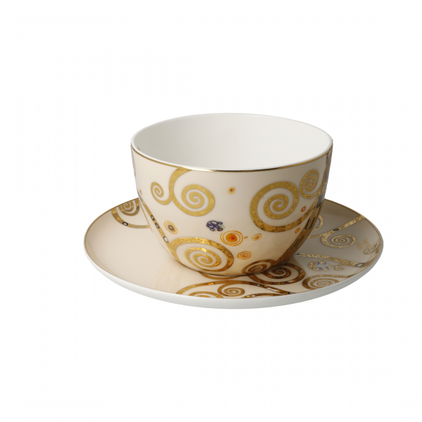 Goebel Der Kuss Gustav Klimt Künstler Jumbotasse Tasse Teetasse Cappuccinotasse NEUHEIT 2024 Porzellan
