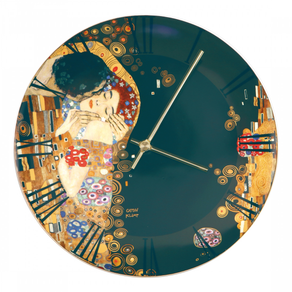 Goebel Wanduhr Der Kuss Gustav Klimt Motiv Uhr NEUHEIT 2021