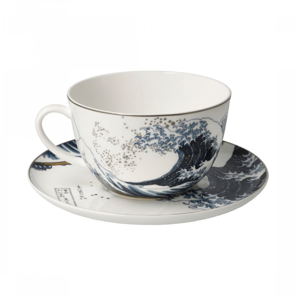Goebel Die Welle Katsushika Hokusai Jumbotasse Tasse Teetasse Cappuccinotasse NEUHEIT 2024 Porzellan