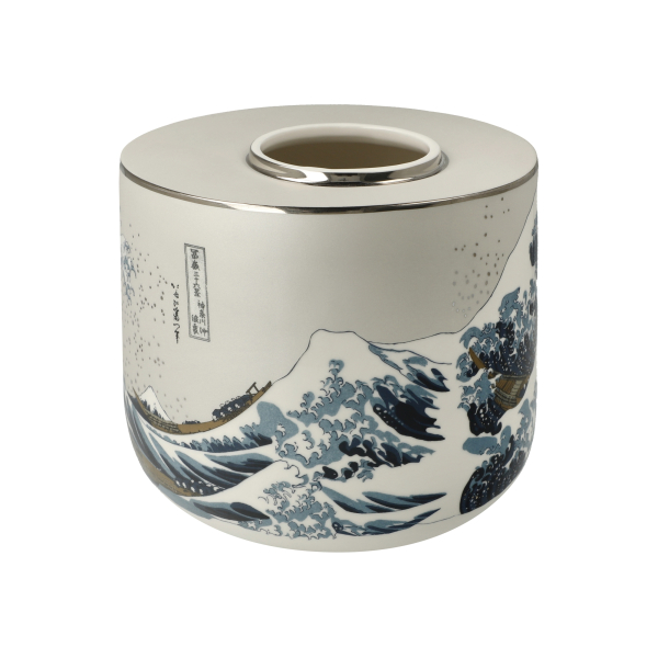 Goebel Die Große Welle Vase 16 cm Katsushika Hokusai Künstler Motiv Porzellanvase NEUHEIT 2025 Blumenvase