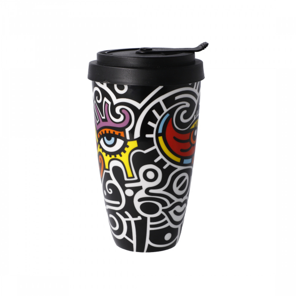 Goebel Billy the Artist - Bright Eyes - Tasse Trinkbecher NEUHEIT 2021 Mug To Go mit Deckel Teetasse Kaffeetasse Porzellan