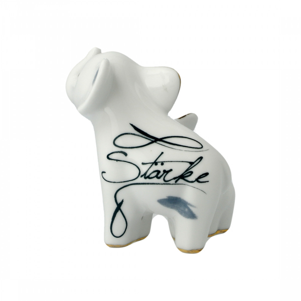 Goebel Mini Elefant in Love Liebe & Stärke Elephant de luxe Figur ANGEBOT aus dem Display