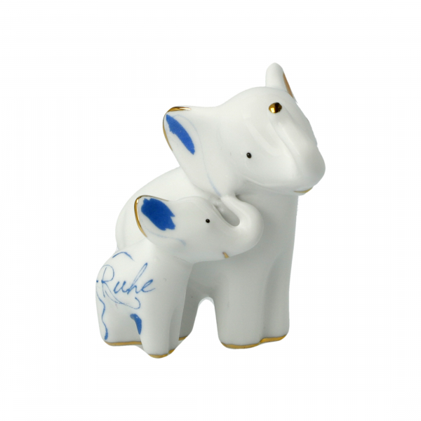 Goebel Mini Elefant in Love Ruhe & Geduld Elephant de luxe Figur ANGEBOT aus dem Display