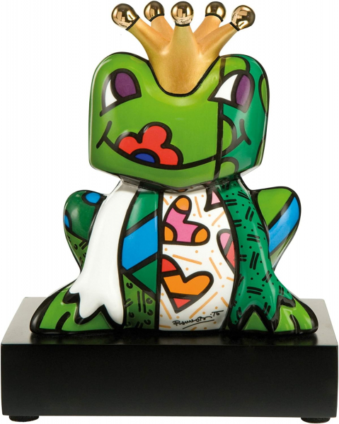 Goebel Romaro Britto Prince Frosch Figur Künstler