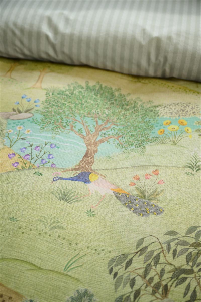 PIP STUDIO Cabrera Green Bettwäsche 135x200cm Kopfkissen und Bettbezug