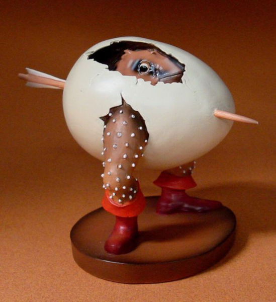 Parastone Hieronymus Bosch - Ein Monster Eimonstrum Figur Polyresin Museumsreblikat Skulptur Figur