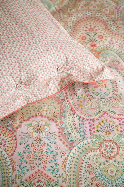 PIP STUDIO Jabali Flower Coral Bettwäsche 135x200cm Kopfkissen und Bettbezug