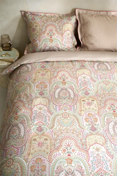 PIP STUDIO Jabali Flower Coral Bettwäsche 135x200cm Kopfkissen und Bettbezug