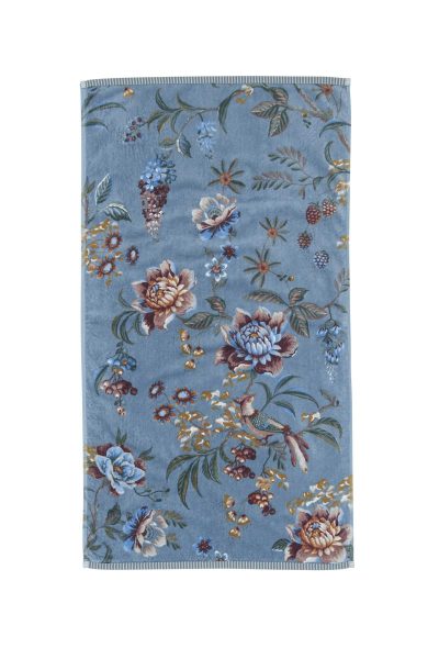 Pip studio Secret Garden Blue Handtuch 55x100cm blau