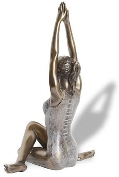 Parastone Body Talk Yoga Surya Namaskar Sun Salutation Statue Frau Museumsshop