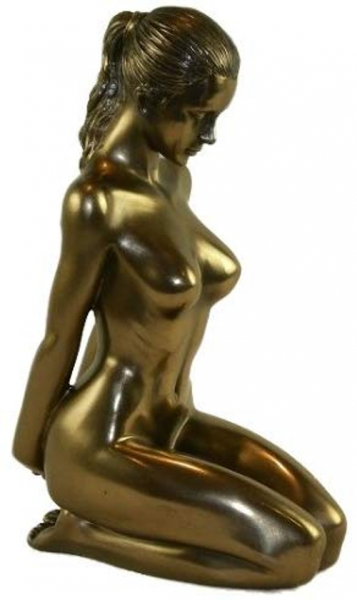 Parastone Body Talk woman sitt Skulptur Statue Akt Frau kniend Museumsshop