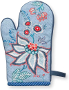 PIP Studio Oven Glove Flower Festival Blue 29x15cm Ofenhandschuh Topflappen
