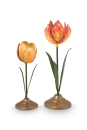 PIP STUDIO Tulip Candle Holders Metal Yellow 2er Set Tulpen Kerzenständer Metall gelb