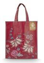 2 x  PIP Studio Promotional Bag Flower Festival Dark Pink 38x15x44 cm