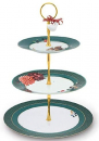 Pip Studio 3 Layers Cake Stand Winter Wonderland GreenEtagere Porzellan in dekorativer Verpackung