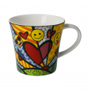 Goebel A new day - emoji® BY BRITTO®! - Tasse ANGEBOT Teetasse Kaffeetasse Romero Britto