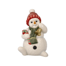 Goebel Schneemann mit Glocke Leiser Glockenklang mit Kristall Weihnachten Winter ANGEBOT