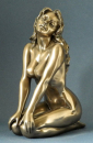Parastone Body Talk elarged woman  Skulptur Statue Akt Frau kniend 23 cm Museumsshop